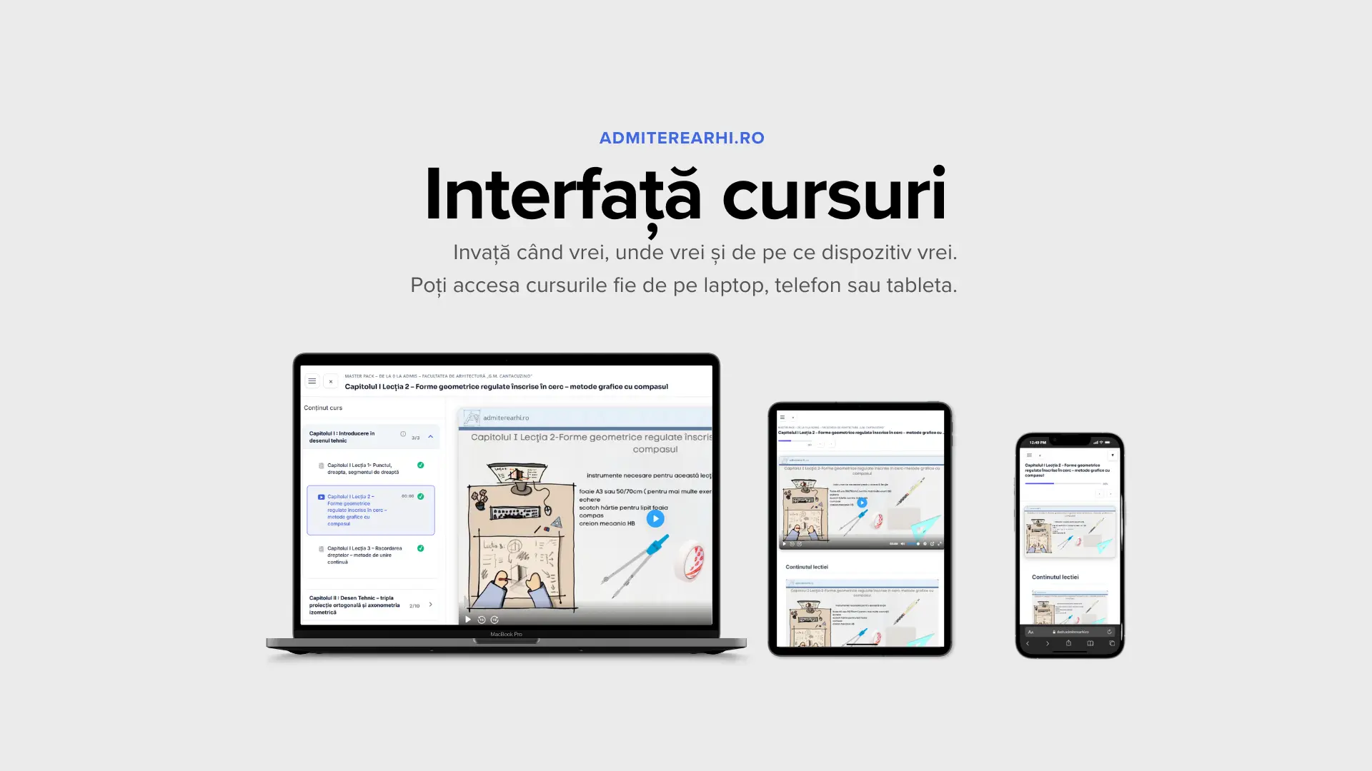 Cursuri organizate